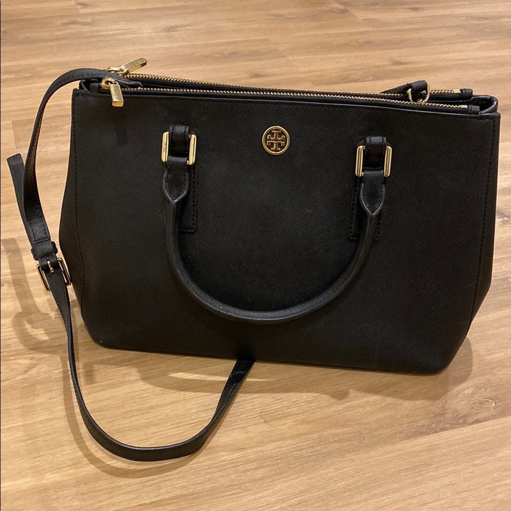 Tory Burch Black Leather Handbag